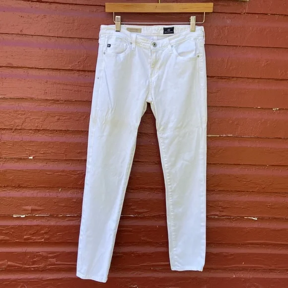 Anthropologie AG Adriano Goldschmied The Stevie Slim Straight Jeans Size 27 - Picture 8 of 12